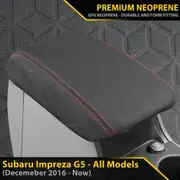 Subaru Impreza Premium Neoprene Console Lid Cover (Made to Order)