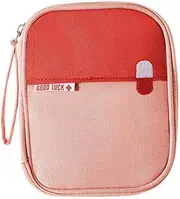 Travel Mini First Aid Pouch, Portable Mini First Aid Kit Storage Bag Empty Pouch for Outdoor Camping Hiking Travel Emergency Small