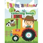 FARM ANIMAL COLORING BOOK: FARM ANIMAL COLORING BOOK FOR KIDS AGES 3-12