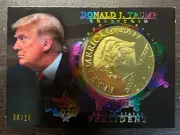 2020 Decision 45th United States President Gold Coin Donald J Trump 6/10 Rainbow
