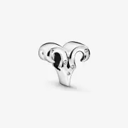 *BRAND NEW* Pandora Moments Silver Sparkling Aries Zodiac Slide Charm 798416C01