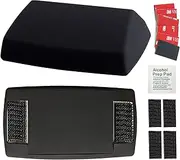 EZ SKIN Bundle: Silicone Skin for EZ Pass + Silicone Pad to Cover the Back + Black Interlocking Strips + Alcohol Prep Pad = Discreet Look INSIDE & OUTSIDE Your Car! (Fits EZ Pass Mini, Latest Version)