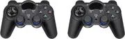 VENEKA 2X 2.4G Wireless Game Controller Joystick Gamepad with USB Receiver for Android TV Box Retropie