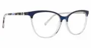 NEW Vera Bradley VBKEILY Eyeglasses Plum Pansies 100% AUTHENTIC