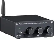 Fosi Audio BT20A Bluetooth Amplifier for Speakers, Mini Stereo 2 Channel Amp Class D, with TPA3116 Chips 100W x 2 and Bass Treble Controls, for Home Audio Outdoor Passive Desktop Bookshelf Speakers