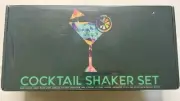 New Mixology Bartender 23-Piece Kit - Cocktail Shaker Set with Bamboo Stand