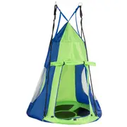 Babyjoy 2 in 1 Tree Swing Hanging Tent Set Hammock Chair Indoor/Outdoor Yard Play Equipment