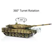 2.4G Henglong 1/16 Yellow 7.0 Plastic Leopard2A6 RTR RC Tank 3889 W/360° Turret