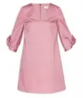 Brand New TED BAKER Womens Pink Solyane Bow Sleeve Tunic Dress Size 3 US 8