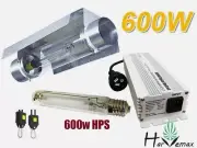 Hydroponic 600W HPS Grow Lamp 600w Digital Ballast 6" Seahawk Cool Tube 80cm