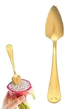 Grapefruit Spoon, Stainless Steel Serrated Edge for Easy Scooping, Stylish Silverware Kitchen Tool, Multifunctional Utensil for Kiwi, Citrus and Desserts