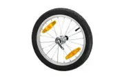 Burley Wheel Assembly 16" Alloy With Quick Release Axle Silver