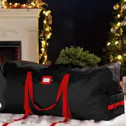 Christmas Tree Storage Bag 600D Oxford Storage Bag with Wheels and Handles Reinforced Handles Zipper