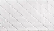 WelHome Geometric 100% Cotton Tub Bath Mat 20” x 34” White SEALED . #E5