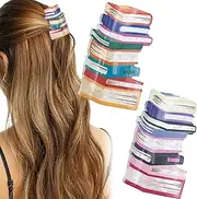 2 PACK Book Hair Claw Clips, Back To School Hair Clips for Thin Hair Large Cute Hair Claw Clips Hair Barrettes Hair Accessories for Women Book Lovers Teachers Appreaction Present