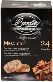 Bradley Smokers BTMQ24 Mesquite Flavored Banquettes Smokers, 24-Pack