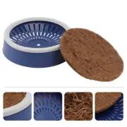 2 Sets Bird Cage Accessories Pigeon Nesting Bowls Breeding Egg Mat