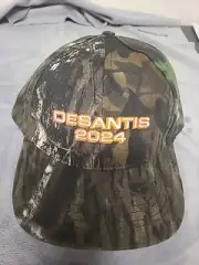 Ron DeSantis 2024 Hat Official Campaign Never Back Down CAMO Hat