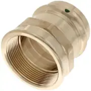 Viega 79370 2" Press X 2" Female ProPress Adapter, Zero Lead Threaded P X FPT