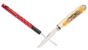 CASE XX Knife 50302 Red Aluminum Sharpening Rod for Pocket Knives