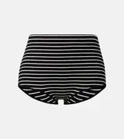 [The Frankie Shop] The Frankie Shop Alissa striped knit shorts AU 16 black