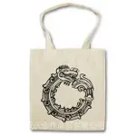 AZTEC OUROBOROS SHOPPER SHOPPING BAG 酋長總部印度國家頭骨 RCPG