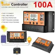 100A MPPT Solar Panel Regulator Charge Controller Auto Focus Tracking 12/24V AU