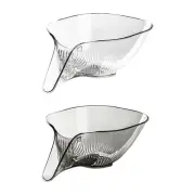 2x Versatile Drainage Basket Funnel Time-saving Tool For Every Kitchen