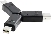 Mini DP Emulator XeYOU DisplayPort Display Emulator EDID Emulator Plug 4K (fit Headless 3840x2160) 17hz - 3Pack