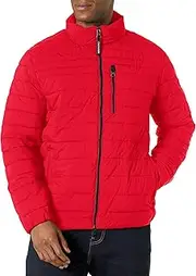 [Calvin Klein] Men's Lightweight Water Resistant Packable Down Puffer Jacket (Standard and Big & Tall)