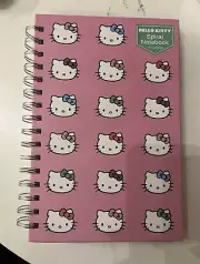SANRIO 2024 HELLO KITTY SPIRAL NOTEBOOK/JOURNAL 160pages PINK HARDCOVER NEW