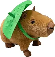 Stuffed Capybara Plush | Cute Cartoon Soft Capybara Doll Plush,Comfortable Sofa Snuggle Toy Kids Teens Girls Hugging Dolls Bedtime Companions
