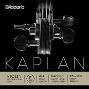 D'Addario Kaplan Golden Spiral Solo Violin Single E String, 4/4 Heavy Tension