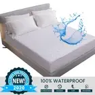 Mattress Pad Cover Topper Protector Quilted Fitted King Queen Full Twin Size Top