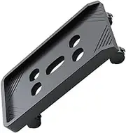 GRIRIW Movable Host Rack for Computer Tower Wheel Bracket with Thermal Hollow Design Stylish Practical Computer Mainframe Stand for Home and Office Use