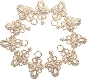[VALICLUD] 10pcs Vintage Buttons for Cheongsam and Formal Attire Elegant Stand Collar Frog Closures Decorative Embellishments for Wedding Dresses and Outfits