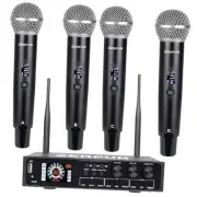 Rechargeable Wireless Microphone System Pro & Pre Effector, UHF Metal Handheld
