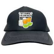 I'VE HAD BOTH MY SHOTS FUNNY Trucker Cap Foam Baseball Cap Hat Mesh HF0169
