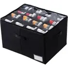 Shoe Organizer for Closet Large Foldable Shoe Storage Box Bin Containers