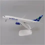 Replica 20cm for Alloy Air Jet Blue JetBlue B737 Airplane Model Diecast Aircraft Airplanes Decoration Airplane Toy