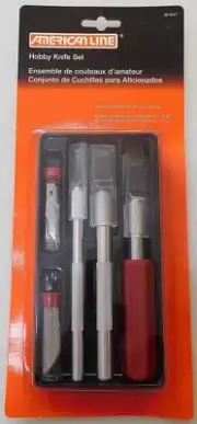 American Line 66-0547 13 Piece Hobby Knife Set With Blades USA