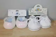 Build A Bear Workshop Accessories Shoes, White Sequin Flat & White Low Top Shoes