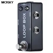 MOSKY Loop Box Mini Guitar Effect Pedal True Bypass Looper Route Selection