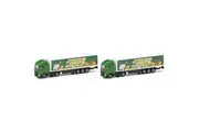 2x Siku 1627 Articulated Man Truck w Trailer Diecast Kids Toy 3y+ 1:87 Scale