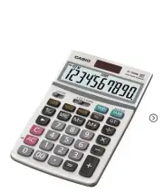 vintage Casio JF-100 Two Way Power 10-Digit Calculator