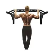 Wall Mounted Pull up Bar Multifunctional Chin up Bar Strength Training Pull-u...