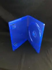 PS4 OFFICIAL BLUE GAMING COVER / CASES SINGLE DISC - 14MM - QUANTITY 3 ONLY
