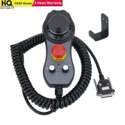 CNC 4-Axis 1 & 100 Pulse MPG CNC Handwheel with Emergency Stop & Self-Reset