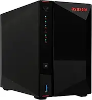 Asustor AS5402T Nimbustor 2 Gen2, 2 Bay NAS, Quad-Core 2.0GHz CPU, 4xM.2 NVMe SSD Slots, 2x2.5GbE Ports, 4GB DDR4 RAM (Diskless)