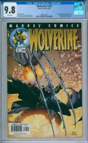 WOLVERINE 163 CGC 9.8 WP 1st SHIVER MAN New CASE Modern Age MARVEL COMICS 2001